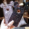 3D Bling Mouse Ear Case para iPhone 7 6 6S Plu 5 5S SE Funda de lujo con brillo de silicona suave para iPhone7