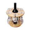 wine rack and glass holder