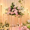 2020 Fashion DIY Silk Rose Artificial Flowers Ball Centerpieces Head Arrangement Decor Road Lead For Wedding Backdrop Table Flower1790560