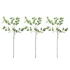 Artificial Plastic Tree Branch Leaf for Wedding Decoration Flower Arrangment Garden Christmas Faux Silk Green Plant