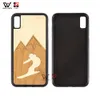 Schokbestendige telefoonhoesjes voor iPhone 6s 7 8 Plus 11 XS Max Natural Wood TPU Skater Boy Unique Design Back Cover Shell Luxe