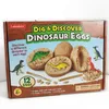 Jurassic World Dinosaur Dinfuración de huevo Kit Science Discovery Dinosaurios Fósiles Huevos para niños Juguetes de aprendizaje de aprendizaje
