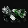 Hookahs Herb Slide Colorful Skull Style Glass Bowls 14mm Man Thick Big Bowl Hookahs Piece For Water Bongs