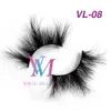 VMAE Factory Whole Sexy Cheap Makeup 3D 5D 25mm Lång fluffig Mink Eyelash Soft Natural Strips Faux False Lashes Real Mink5458791