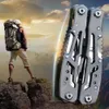 Nuova pinza pieghevole multiuso argento EDC per esterni strumenti da campeggio coltello da sopravvivenza combinazione di pinze multiuso