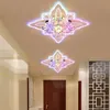 Moderne LED Crystal Butterfly plafondlampen woonkamer Spotlight Corridor Aisle plafondlamp Creatieve veranda Entrance Lighting330K