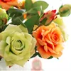 flowers buds Artificial Latex Rose for Wedding Real Touch Flower Bouquet Home Decorations Party5578404