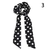 18pcs / lot expédition de baisse Bohème Polka Dot Floral Imprimé Ruban Arc Scrunchies Femmes Élastique Bande De Cheveux Écharpe Corde Cravate Accessoires De Cheveux