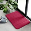 Hot 40 * 60cm Striped Bath Mat Badrum Matta Vattenabsorption Rug Shaggy Memory Foam Badrum Mat Kök Golv Tapis Salle De Bain