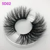 Super Long 25mm 3D 5D Mink Eyelashes Dramatische echte nertsen haar wimpers 25 mm handgemaakte valse wimper oog make-up maquiagem