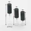 5ml 3ml 2ml doldurulabilir şişe mini boş cam şişe sprey parfüm atomizer şişeleri Amber Siyah pompa ile berrak