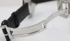 Ny mode Gratis frakt Quartz Watch Men Chronograph Platinum Case White Dial Leather Band Analog Steel Skelett Digital Internation