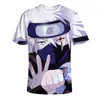 Drop Ship Out Drzwi 3D T shirt męska damska Tshirt Moda Anime Krótki Rękaw Tees O-Neck Tops Cartoontshirt