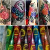 10 Pc / lote Colorido Henna Tatuagem Colar Indiano Tatuagem À Prova D 'Água Mehndi DIT Desenho Tatoo Arte Corporal Creme Cone Para Estêncil TSLM2