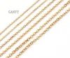 in bulk 12pcs Lot thin 2mm 18 inch -24'' gold stainless steel Strong Link Chain necklace women girls gifts jewelry