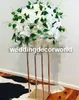 Gold wedding centerpiece( no have acrylic bead strands) tall not acrylic crystal flower stand for wedding table decor decor11139
