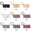 37 Styles PU Couro Telefone Carteira O Chaveiros Mulheres embreagem wristlet Pulseiras Keychain Pulseira Chaveiro favor de partido ZZA2366 50Pcs