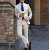 Esmoquin de boda elegante para hombre, trajes de fiesta, traje de novio, conjunto de 2 piezas hecho a medida para padre (chaqueta + pantalones)