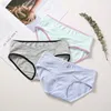 3pcs / Lot Lady Cotton U-Shaped Briefs Gravidez cintura baixa para grávidas tamanho mulheres mais Calcinhas Maternidade Underwear Roupa M1694