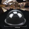 Plastic Lid For Sushi Dish Buffet Conveyor Belt Sushi Reusable Transparent Cake Dish Cover Restaurant Accessories QW9918