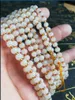 Collana con perline di giada bianca di Xinjiang consegna gratuita B8