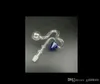 Accessori per bong in vetro con bruciatore diamantato ﾠ, pipe in vetro colorate mini multi-colori Hand Pipes Best Spoon glas