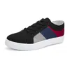 2024 Mannen Mode Canvas Sneakers Schoenen Zwart Wit Blauw Grijs Rood Khaki Mens Casual Out Jogging Walking Item Dertig