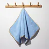 Coral Fleece Face Towel 34*74cm Highly Absorbent Face Towel with Hanging Ring for Adults Kids Home Bathroom Hotel Face Towel