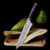 Şef Mutfak Bıçağı 8 inç 7Cr17 Paslanmaz Çelik Keskin Meslek Japon Dövme Anti-Stick Balta Sebze Sarmaşık Bıçaklar Pişirme Araçları