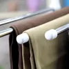 Calças tubo mágicas cabide de aço inoxidável Prateleira retrátil roupas calças Titular Armazenamento Hanger Início Organizador LX1430