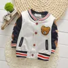 Vestiti per bambina per bambini Maglione da baseball per bambini Giacca di marca di moda per bambini 2019 Primavera Autunno Capispalla per bambino per ragazzo