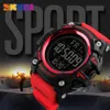 SKMEI уличные спортивные часы мужские будильник с обратным отсчетом модные часы 5 бар водонепроницаемые цифровые часы Relogio Masculino 1384201n
