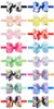 16pcs/Lot 4.3'' Colorful Rainbow Hair Bands Grosgrain Ribbon Bow Headband Print New Design Boutique Hair Accessories for Baby Girls