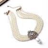 Fashion- Choker Individuality Designer Pearl Pendants for Women Birthday Party Gift Drop Shipping 40+8cm