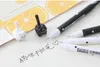 Bolígrafo de Gel con concha de gato, papelería de oficina y útiles escolares, escritura suave, tinta negra y azul, bolígrafo de 0,5mm GB463