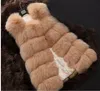 High quality Fur Vest coat Winter Fashion furs Women's Coats Jacket Luxury Faux Warm Women Coat Vest 4XL 201888