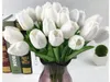 Real Touch Tulip Artificielle PU Fleurs De Bouquet De Simulation Pour La Maison Mariage décoratif fleurs 50pcs / lot G725