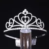 Bridal Tiaras z dżetów Biżuteria ślubna Dziewczyny Headpieces Urodziny Party Performance Pageant Crystal Crowns Akcesoria weselne BW-ZH035