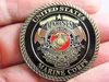 Gratis frakt 10st / Lot, United States Marine Corps Commemorative Challenge Coin Collectible Craft Present