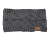 Headband de inverno de malha crochet de crochet Turban Torban orelha aquecedor elástico de cabelo largo esportes esportes headwrap beanie acessórios de cabelo B6158