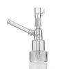 New Arrival Sidecar Bongs Glass Bubbler Mini Oil Rig Water Pipe Hookah Concentrate Pipe with Dome and 14mm Nail Free Shipping