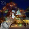 Noel LED Lazer Kar Tanesi Projektör Duş Işık Açık Peyzaj Lambası Tatil Ev Partisi Noel Dekorasyon Zanaat