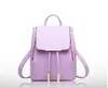 Fashion Women Backpack Hig Quality PU Leather Mochila Escolar School Bags For Teenagers Girls Top-handle Backpacks214U