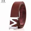 Mode Ceinture Mens Luxury Belt för kvinnor Äkta läderbälten för män Märke Designer Cintos Man Högkvalitativ midjeband 77529