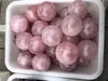 DHX SW 1pc Om 10 cm toppkvalitet Pink Crystal Sphere Natural Prov Rose Quartz Ball Natural Crystal Healing Stone Reiki283i3084120