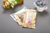 100pcs aluminum foil clear and gold packaging zip lock bags resealable retail dry food packing pouches flat bottom zipper coffee bag