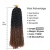 5 pièces Passion cheveux 18 pouces longues tresses pour Passion Crochet tressage cheveux fibres synthétiques naturel Extension de cheveux 18 1B2740867
