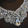 Luxurious Crystal Bling Bling Bridal Wedding Crown Necklace Earring Sets Quinceanera Party Jewelry Formal Events Bridal Jewelry Se3888643