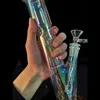 REANICE Shisha 14,5 mm Glasbong Farben Bongs handgemachte Bubbler Aschefänger Wabenzweig Dabber Rig Recycler Wasserrohr Joint Bubbler Eis