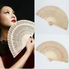 Handfächer aus Sandelholz, chinesisches japanisches Holz, duftende Faltfächer, Braut-Hochzeitsfächer, Hochzeit, Geburtstagsgeschenk